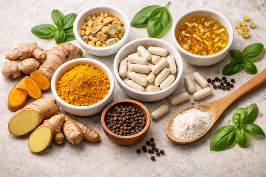 best ingredients for joint support including turmeric, glucosamine, and black pepper extract