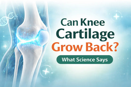 can knee cartilage grow back? diagram of knee
