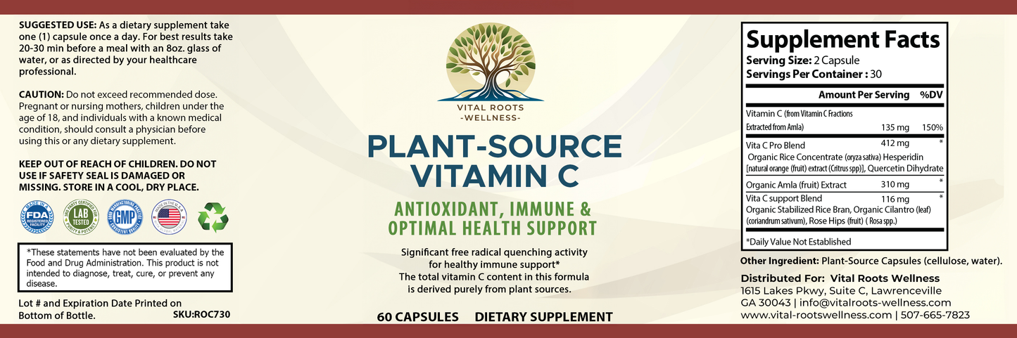 Plant-Source Vitamin C