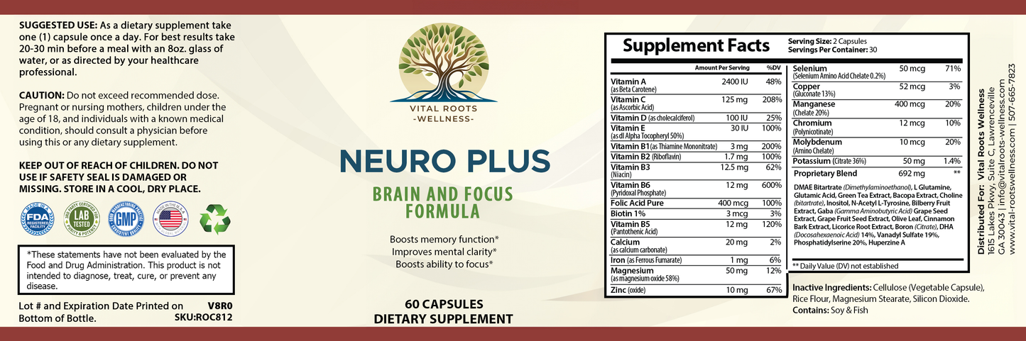 Neuro Plus Brain & Focus