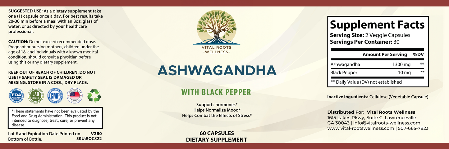 Ashwagandha with Black Pepper