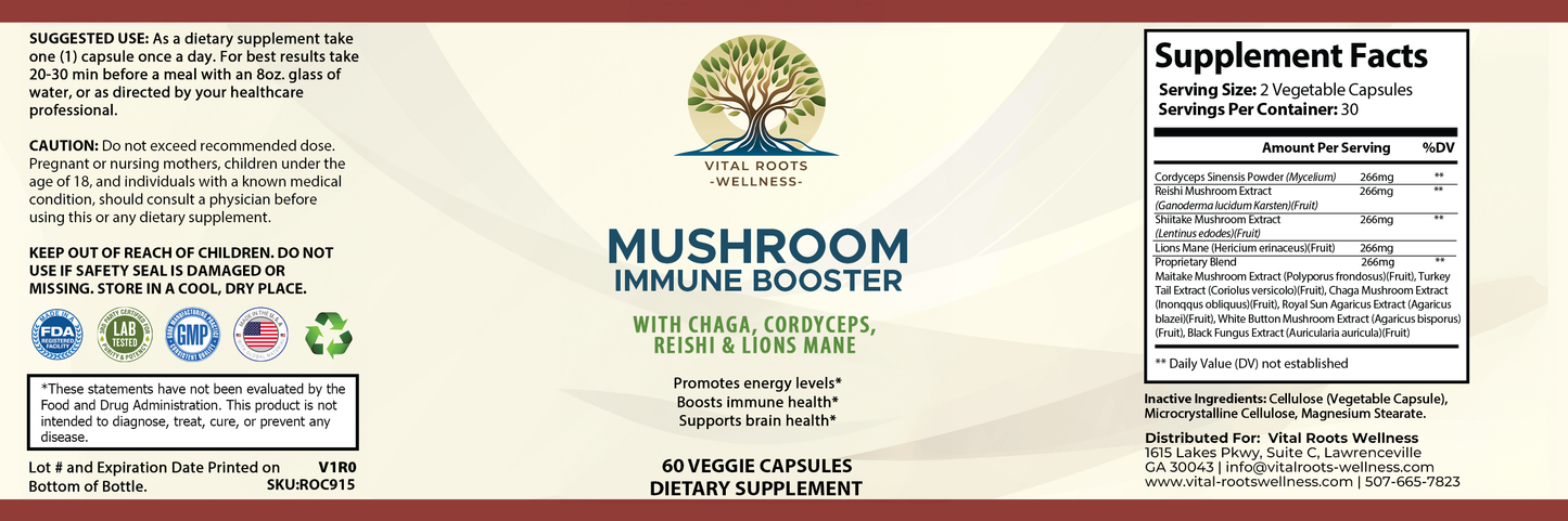 Mushroom Immune Booster