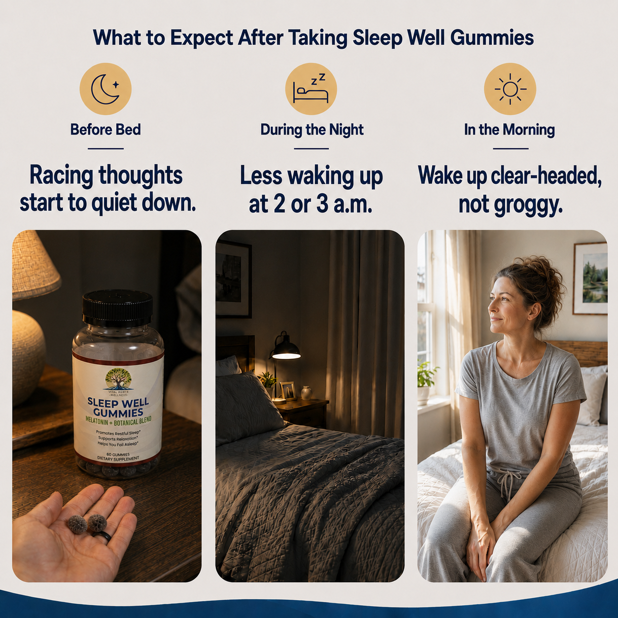 Sleep Well Gummies - Melatonin + Botanical Blend